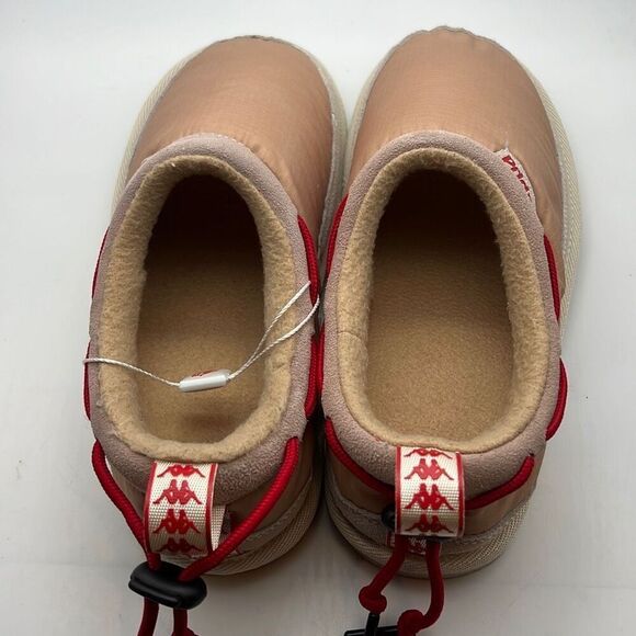 Kappa 222 Banda Mule Slippers‎ Hazelnut Eggnog Red Mule Slippers Men 7 NWB